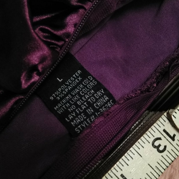 💜 Purple Ruffled 💜Halter Chain Detail 💜Necklace - Picture 12 of 12